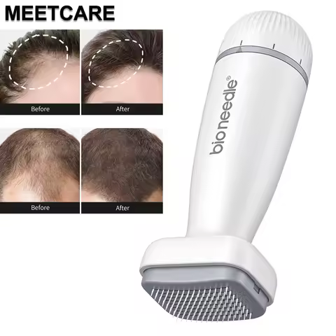 120pin Bio Derma Stamp Roller Adjust Needle Derma Microneedle Pen for Beard Hair Scalp Microneedling