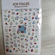 Sticker, nail decal ca127