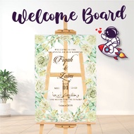 WELCOME BOARD WEDDING (ARCYLIC)