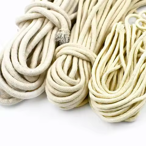 10/20M 4/6/8/10mm 16 Shares Twisted Cotton Cord Bags Clothes Thread Rope Home Textile Decor Macrame 