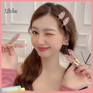 LK 2Pcs Beautiful Bang Hairpin Spring Design