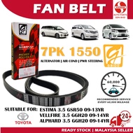 S2U Gaido Fan Belt Toyota Estima Vellfire Alphard 3.5 Air Cond Alternator Power Steering Tensioner B