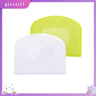 2 Pieces Dough Scraper Bowl Scraper Food-Safe Plastic Dough Cutter Flexible Plastic Scraper Practica
