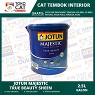 CAT TEMBOK INTERIOR JOTUN MAJESTIC TRUE BEAUTY SHEEN PUTIH / CHI 2.5L