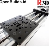 Up Openbuilts C-Beam Gantry Plate T6X77.5X77.5 Aluminum Black
