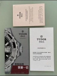 2001年Tudor Hydronaut booklet 89190/85190/99090 連同當年價單 （185）