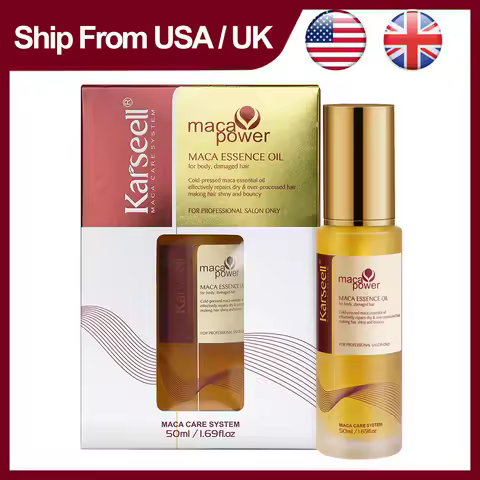 Karseell 50ml Moroccan Argan Oil 50ml 1.69 fl.oz for Hair Healing Cold Pressed Weightless Hair Serum