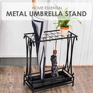 Home Organization Premium Black or White Metal Umbrella Stand. Space Saver and Optimization
