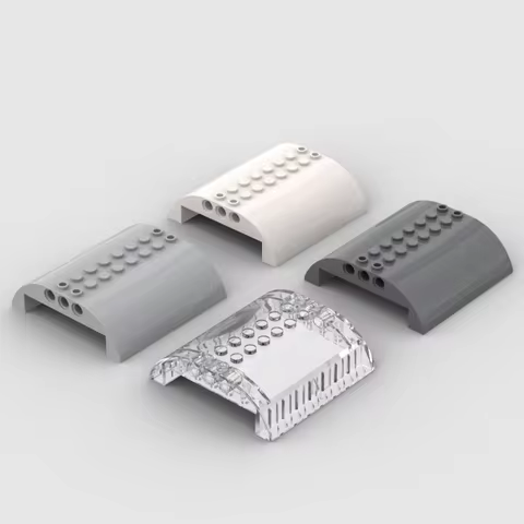 *Slope 8 x 8 x 2 Curved Double* D216 2 pcs DIY enlighten block brick part No. 54095 Compatible With 
