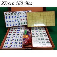 37mm 160 tiles Metallic Gold Mahjong Set Singapore Mahjong