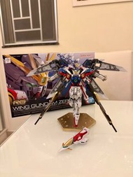 已hold/可訂製（順豐到付+議價不回覆）全新 Bandai  RG  Wing Gundam Zero 零式 飛翼  高達  金屬色 完成品 titanium finish 新機動戰記W   1/1