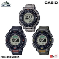 Casio Protrek PRG-340 PRG-340T Triple Sensor Digital Compass Tough Solar Men Watch Jam Tangan Lelaki