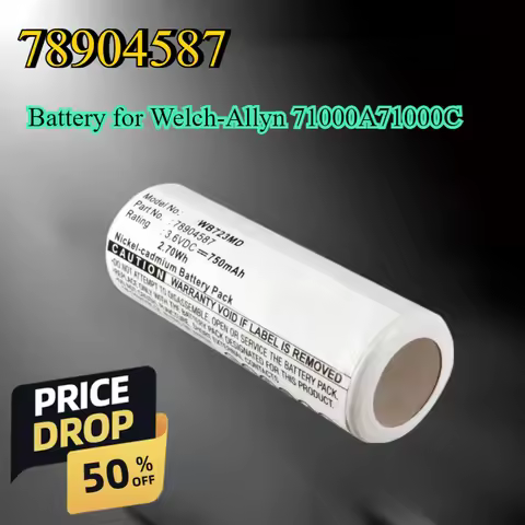 Medical Battery 3.6V/750mAh 78904587 for Welch-Allyn 71000C 71020A 71000A 71020C 71020A 71055C 72300