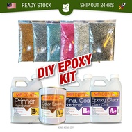 [1 SET] MR COAT DIY Epoxy Kit Tiles Water Proof Anti Slip Coating Cat Lantai Bilik Air Tandas Kalis Air 防水 防滑 环氧地坪