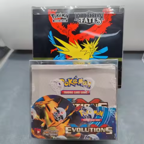 New 10 Pieces Dustproof Pvc Trainer Etb Clear Plastic Protector Case Cards Protective Box Display Fo