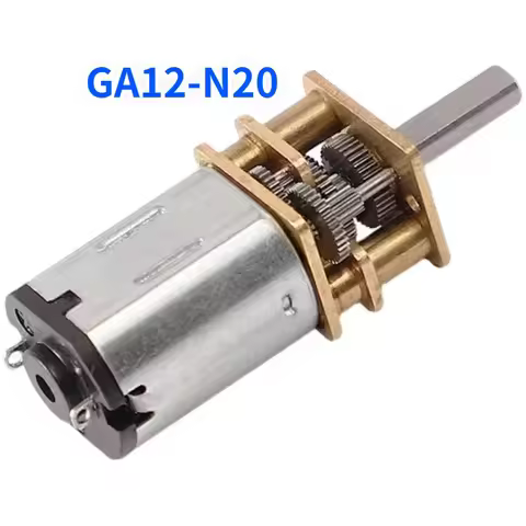 GA12-N20 DC 3V 6V 12V Micro Motor Full Metal Gearbox Gear Reducer Motor 30RPM 50RPM 60RPM 150RPM 200