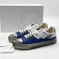MM6 Denim Beggar Ripped Flat Sneakers Men