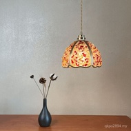 Aisle Luxury Lamp Whole Restaurant Balcony Bedroom Medieval B & B Agate Stone Entrance Copper French