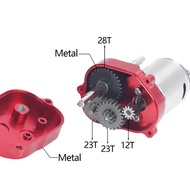 For MN82 LC79 MN78 CNC Metal Transmission Motor Assembly Engine Gear Assembly Kit 1/12 RC Crawler Ca