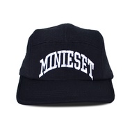 Mnst | Topi 5 Panel Cap | Black | Basic