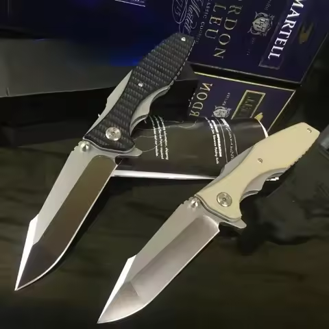 Folding ZT 0393 Knife 9Cr18MoV Blade G10 Handle Outdoor Survival Self-defense Camping Fishing Tool P