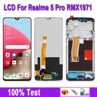 6.3 Original LCD Display For Oppo Realme 5 Pro RMX1971 LCD Display Touch Screen With Frame Digitizer