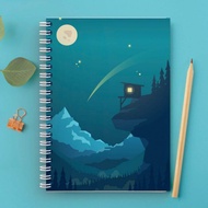NOTEBOOK JOURNAL A6/BUKU CATATAN DIARY/NOTEBOOK AESTHETIC/NOTEBOOK LINE.GRID.BLANK.DOTTED