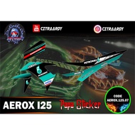 Striping Sticker AEROX 125 PETRONAS semi full variation Sticker LIST VARIATION AEROX 125 C0DE 06