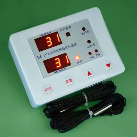 617A Solar Hot Water Return Water Temperature Difference Comparison Controller Circulating Pump Digi