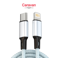 Caravan Crew PD Cable Lightning to Type-C สายชาร์จไอโฟน สายชาร์จเร็ว สายชาร์จ