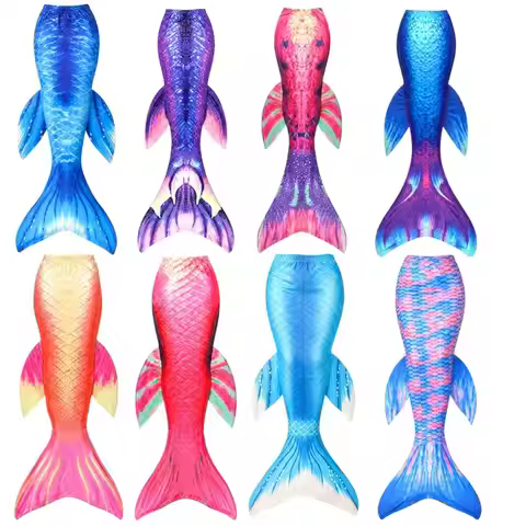 Summer Swimming With Beautiful Mermaid Dress Cosplay Ellie's Birthday Gift Swimsuit Halloween Costum