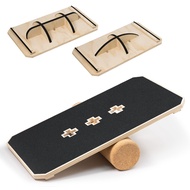 360 Degree Rotation Anti-slip Wooden Balance Board, Plank board & Anti-Slip Wobble Board for Balance