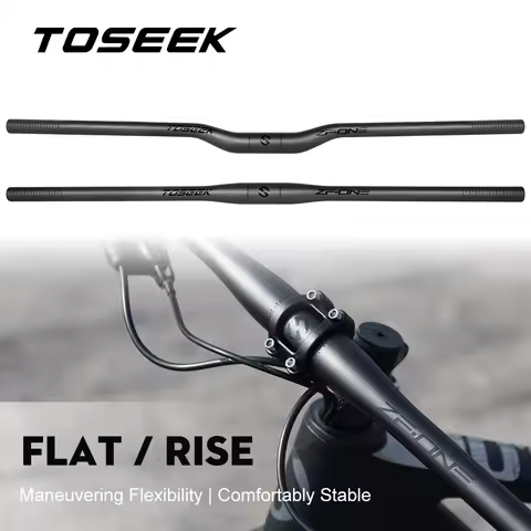 TOSEEK ZF-ONE Mtb Carbon Handlebar Bicycle Handlebar 31.8*580-720/740/760mm Matt Black Handlebars Fo