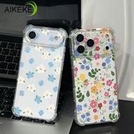 Fresh Floral Clear Phone Case For Motorola Moto E40 E32 E30 E22 E22i E20 E15 E14 E13 E7i E7 Power E6