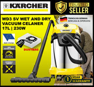 Karcher WD3 SV Wet & Dry Vacuum Cleaner WD3 S [FREE BAG]