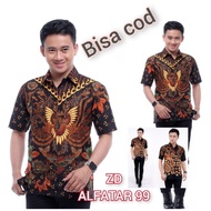 Men's batik 022 Zahira batik HRB026 Kenongo Hem batik Shirt Men Short Sleeve Cotton Primis Smooth M L XL EXCLUSIVE batik Shirt B3E7 Latest PREMIUM VIRAL Cool Shirt For Boys