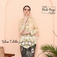 (TOP ONLY) Bycikdara Kebaya Sulam Nyonya | Tanpa Pario | Kebaya Indonesia