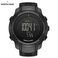 NORTH EDGE VERTICO Mens Digital Watch Carbon Fiber Case For Man Sports Running Swimming WR50M Watch 