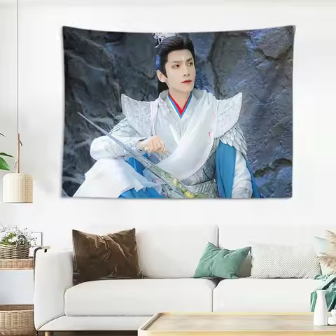 Luo Yunxi Bai Lu Poster Hanging Cloth TV Till The End of The Moon Drama Stills Photo Tapestry Bedroo
