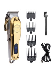 電動理髮器通用大功率USB充電數字顯示幕理髮器刮胡刀油頭雕刻電動理髮剪家庭