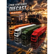 Diecast Truck Container Box Miniature Diecast Container Truck HY521