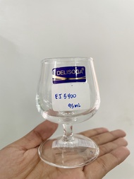 EJ5400 DELISOGA Elegant Crystal Red Wine Glass /Wine Glass / Whisky Glass Short-Footed