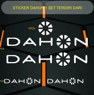 Cutting sticker Sepeda Dahon Stiker Sepeda Lipat Dahon