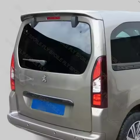 High Quality ABS For Peugeot Partner Tepee 2009 To 2018 Car Rear Roof Wing Spoiler No Paint Or Gloss
