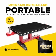 Meja Alat Sablon Thailand Portable 1 Palet Sablon Kaos Murah