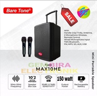 speaker aktif Baretone 10 inch portable max10he Original