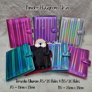 Neon Hologram Binder. Available Size A5/20holes & B5/26holes