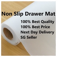 🅹🅸🅽🆈🆄 Super Thick Non Slip Plastic Drawer Mat for Cabinets Shelves Racks Storeroom (100% Cheapest on