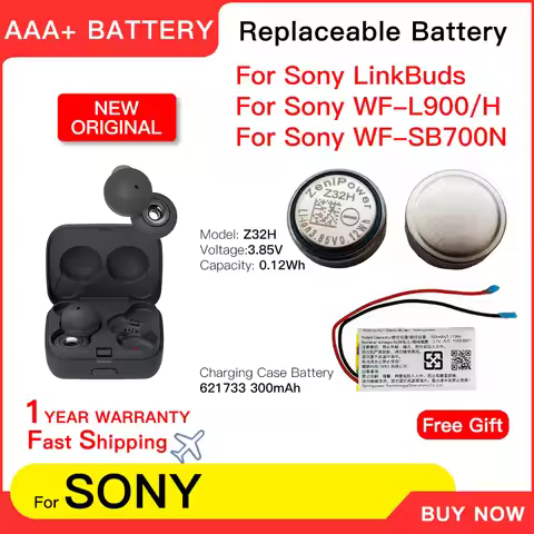 Original 621733 Charging BOX Case Z32H Battery For Sony LinkBuds WF-L900 WF-L900H WF-SB700N Bluetoot