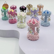 GOGO 1Pcs Carousel Alloy DIY Jewelry Accessories Creative Fany Christmas Holiday Decor Carousel Ferr